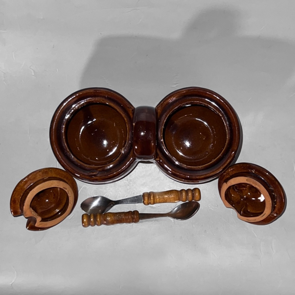 5Pc Rockingham Condiment Set - Picture 5 of 12